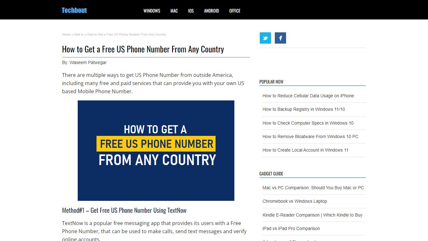 How to Get a Free US Phone Number From Any Country - Techbout